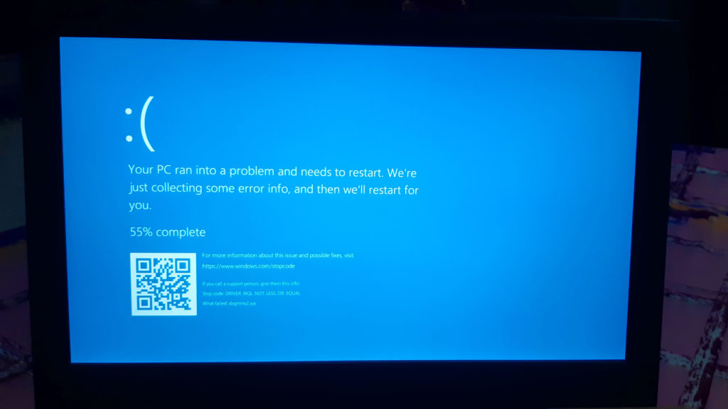 BSOD is a sign of HDD failure