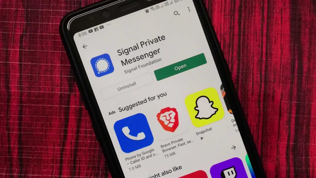 Signal Private Messenger is another WhatsApp alternative