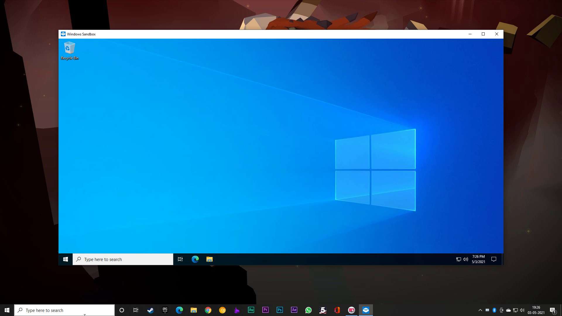 Enable Windows Sandbox to Get A Lightweight Desktop Environment ...